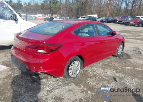 2019 Hyundai Elantra Se from USA, damaged, VIN KMHD74LF6KU777777